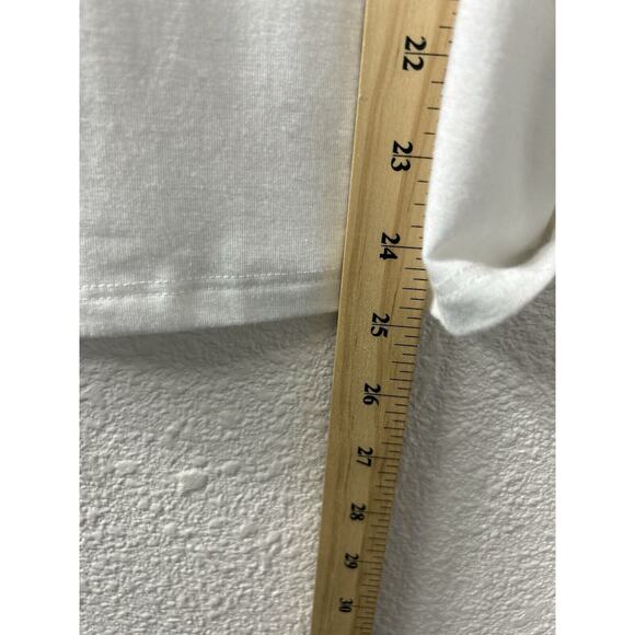 Mudd Relaxed Womens Size S Everyday Tee Short Sleeve T-Shirt White Comfy Cozy - Picture 8 of 10